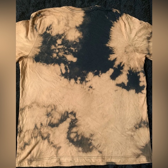 CANVAS Bella+Canvas Men’s “Gas Station” Green Logo Bleached Black T-shirt Sz 2XL - Picture 7 of 10